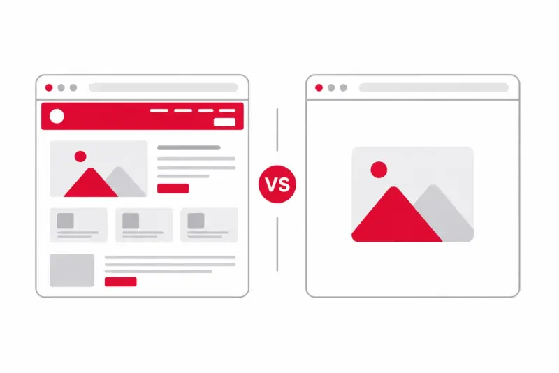 page url vs direct image url