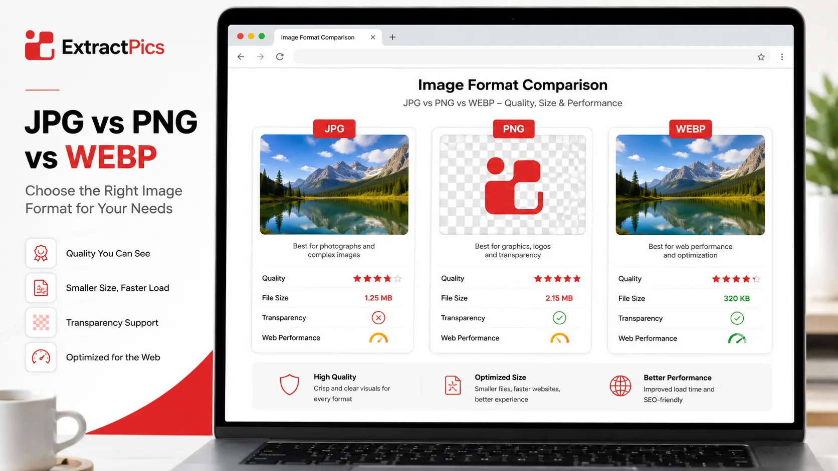 JPG vs PNG vs WEBP: Which Image Format Is Better?