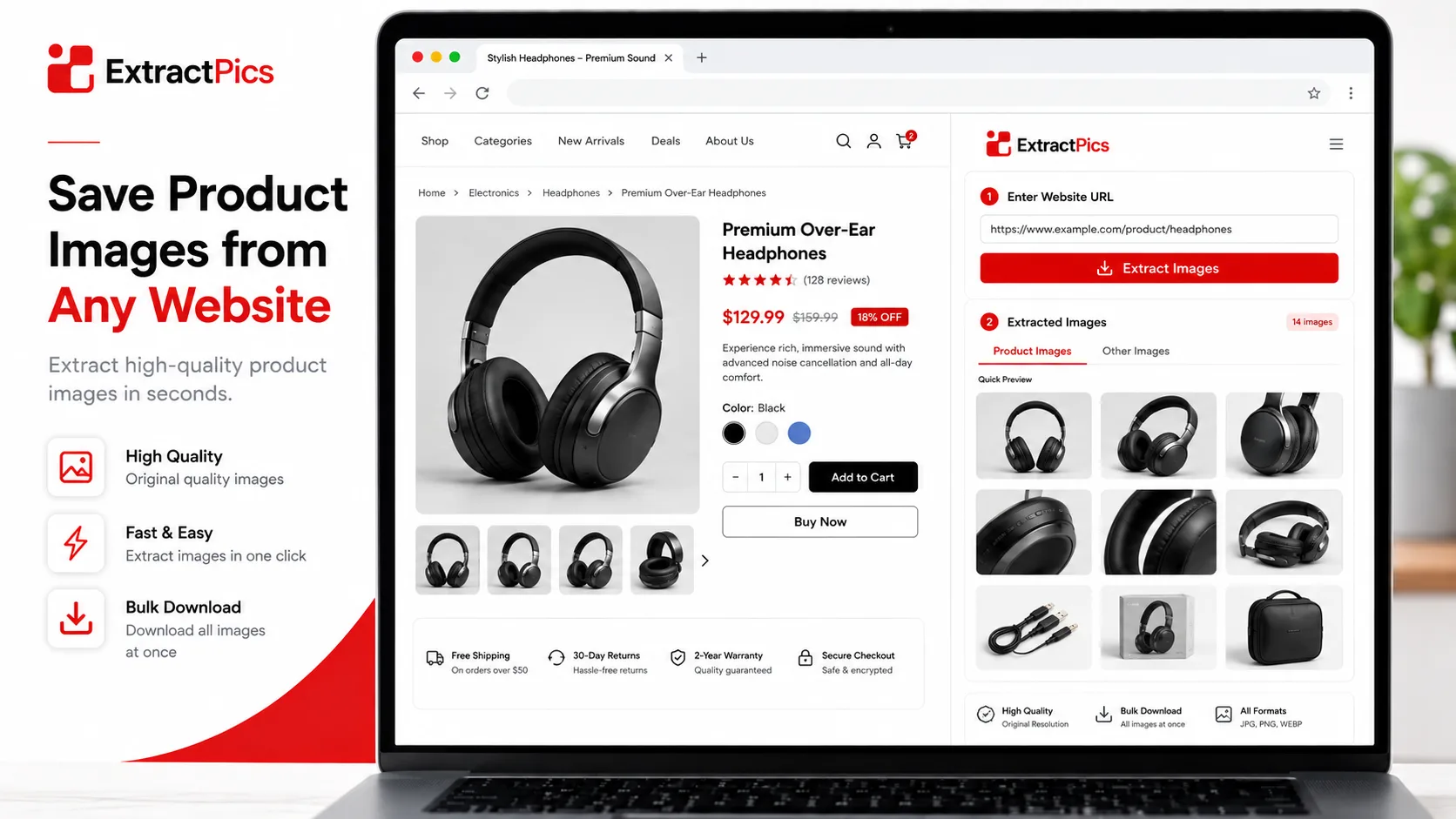 How to Save Product Images From Websites