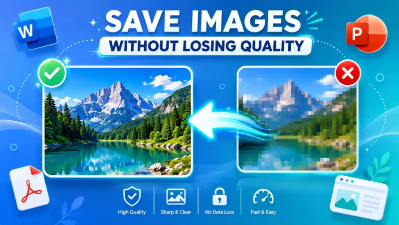 How to Save Images Without Losing Quality