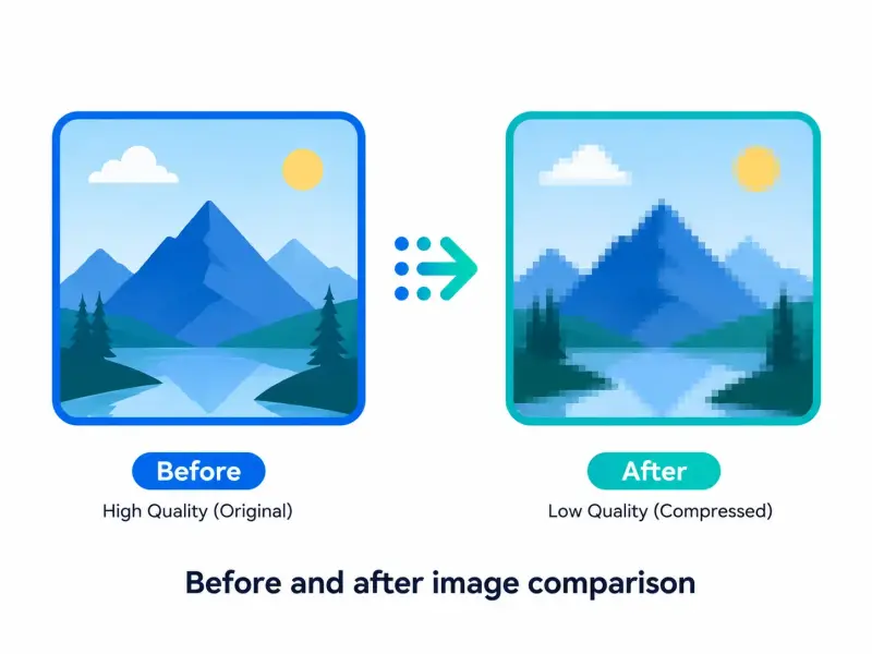 why images lose quality